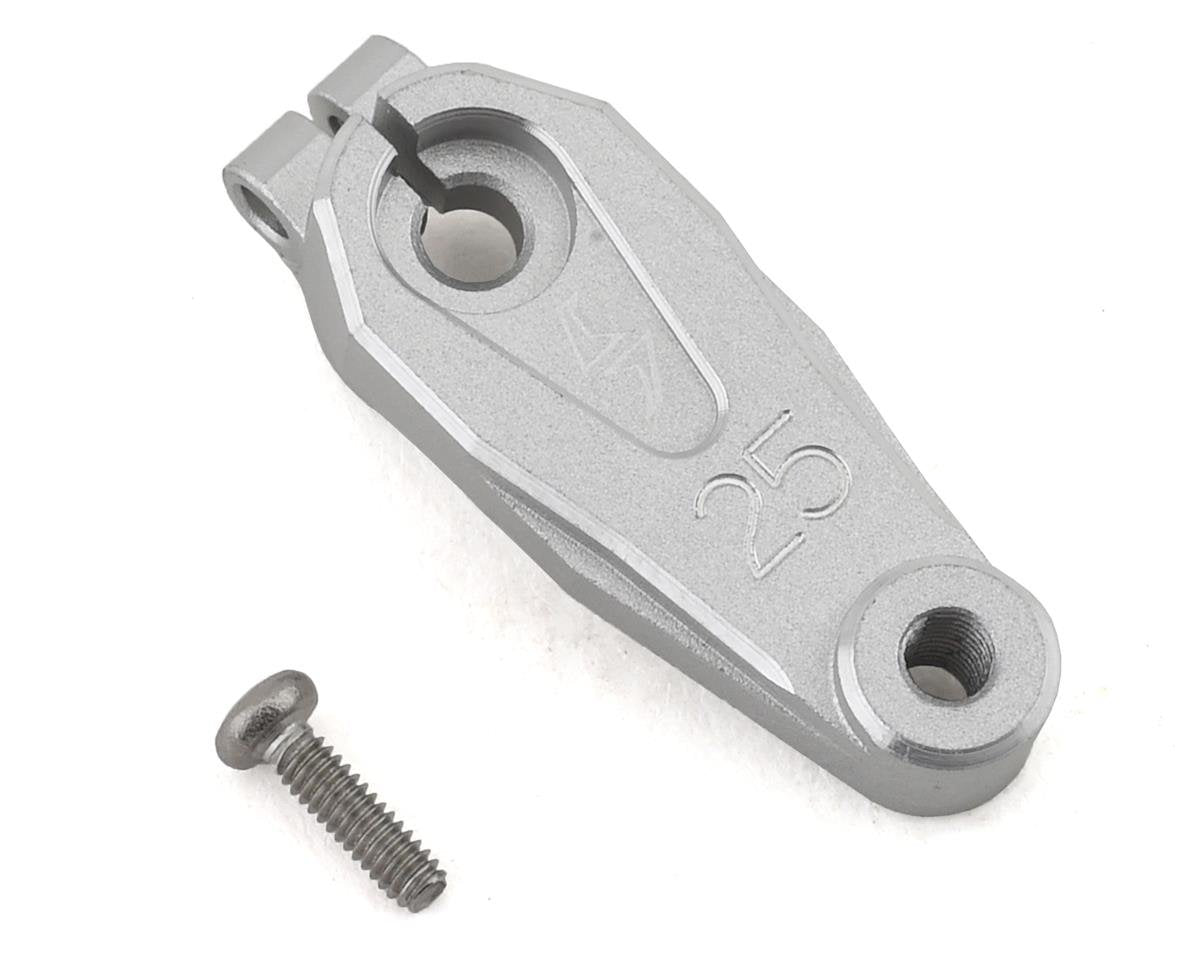 Samix SCX10 III Aluminum Clamp Lock Servo Horn (25T) (Silver) (SAMSCX3-6022F-S)