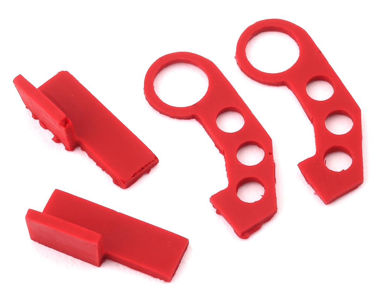 Sideways RC Scale Drift JDM Tow Hook (Red) (2) (Style 3) (SDW-JDMHST3-RD)