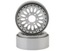 Reefs RC SHIELD 1.9" Beadlock Wheels w/Reef Hubs & Rings (Silver) (2) (REEFS204)