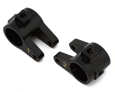 STRC SCX10 Pro Brass Rear Axle Link Mount (Black) (2) (14g) (STA232071-2BR)