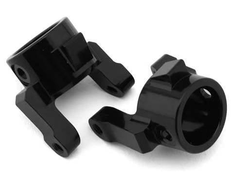 STRC SCX10 Pro Brass Front C-Hub Carriers (Black) (2) (17g) (STA232073BR)
