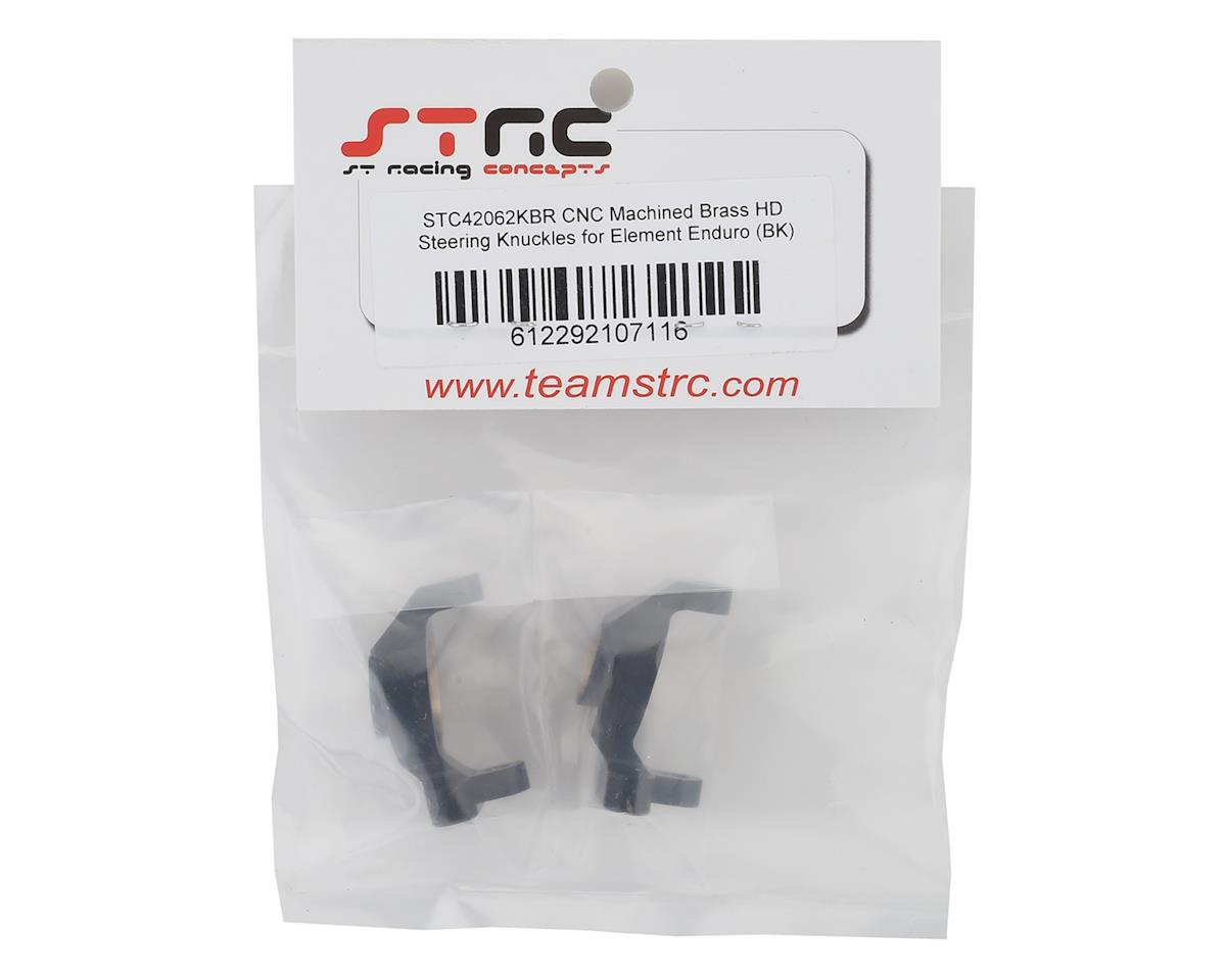 STRC Enduro Brass Front Steering Knuckle (Black) (STC42062KBR)