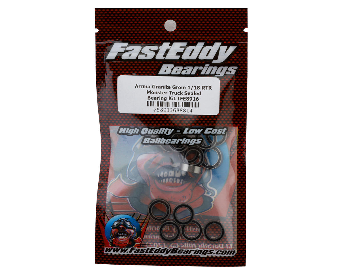 FastEddy Arrma Granite Grom 1/18 RTR Monster Truck Sealed Bearing Kit (TFE8916)