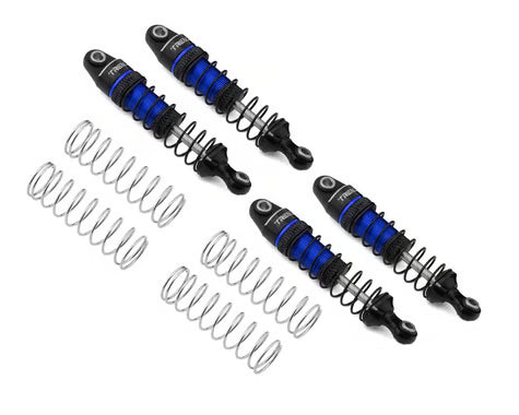 Treal Hobby 53mm Aluminum Threaded Damper Shocks for Traxxas TRX-4M (Blue) (4) (TLHTTRX-4M-92)