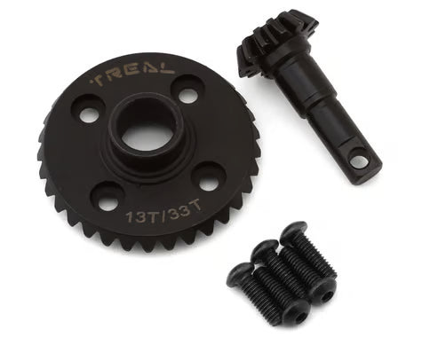 Treal Hobby Overdrive Ring and Pinion Gear Set for Traxxas TRX-4 (13T/33T)( TLHTTRX4-51)
