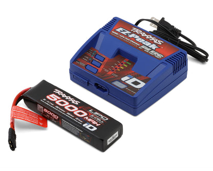 Traxxas 3S 25C LiPo Battery (11.1V/5000mAh) Completer Pack w/Traxxas ID EZ-Peak Charger(2970-3S)
