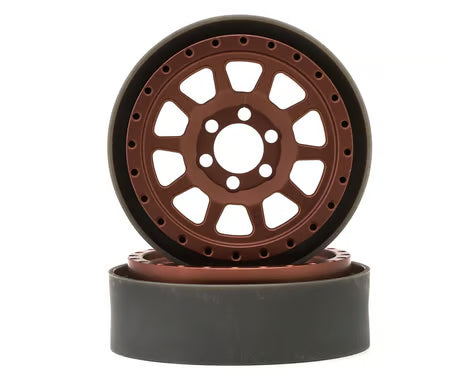 Vanquish Products Battle Born Wheels Sierra 2.2 Beadlock Crawler Wheels (Bronze) (2) (VPS08156)