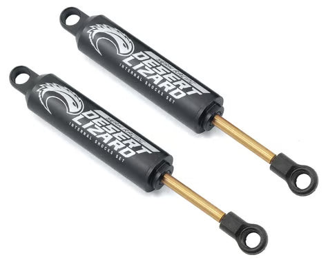 Yeah Racing Aluminum Desert Lizard Two Stage Internal Spring Shocks (Black) (2) (90mm) (DDL-090BK)