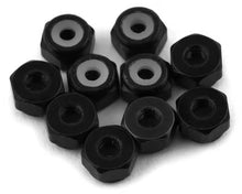 Yeah Racing 2mm Aluminum Lock Nut (Black) (10) (YA-0565BK)